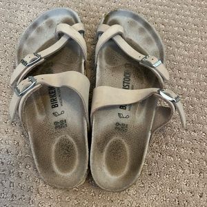 Off white Birkenstocks 39